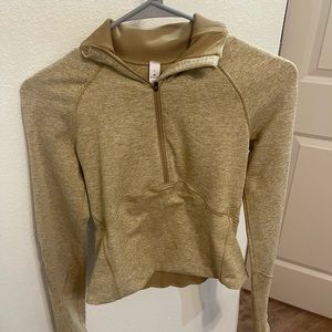 Lululemon cropped half zip sweater size 2